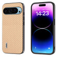 For Google Pixel 9 ABEEL Carbon Fiber Texture Protective Phone Case(Gold) - Google Cases by PMC TechLife | Online Shopping South Africa | PMC TechLife | Buy Now Pay Later Mobicred