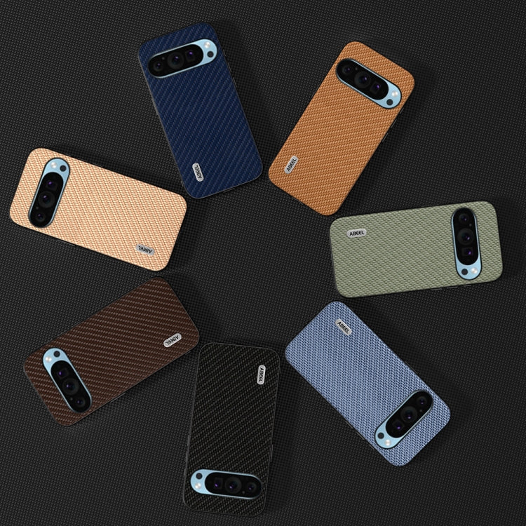 For Google Pixel 9 ABEEL Carbon Fiber Texture Protective Phone Case(Black)