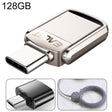 EAGET 128G USB 3.1 + USB-C Interface Metal Twister Flash U Disk, with Micro USB Adapter & Lanyard - free shipping - PMC TechLife - Order now!