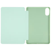 For Huawei MatePad SE 11 2024 Tri-fold Silicone Leather Tablet Case(Green)