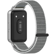 For Samsung Galaxy Fit 3 Nylon Loop Hook and Loop Fastener Watch Band(Seashell)