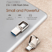 EAGET 32G USB 3.1 + USB-C Interface Metal Twister Flash U Disk, Standard