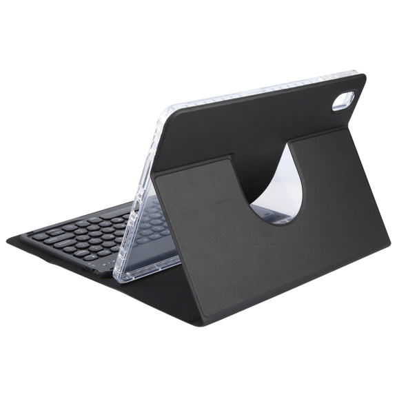 For Huawei MatePad 11 2023 / 2021 Round Button Bluetooth Keyboard Rotatable Holder Leather Case(Black)