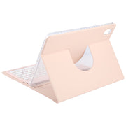 For Huawei MatePad Pro 11 2024 / 2022 Round Button Bluetooth Keyboard Rotatable Holder Leather Case(Rose Gold)
