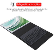 For Huawei MatePad Pro 11 2024 / 2022 Round Button Bluetooth Keyboard Rotatable Holder Leather Case(Black)