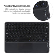 For Huawei MatePad 11 2023 / 2021 Round Button Bluetooth Keyboard Rotatable Holder Leather Case with Touchpad(Black)