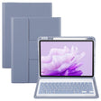 For Huawei MatePad Air 11.5 Square Button Bluetooth Keyboard Rotatable Holder Leather Case(Lavender Purple) - Huawei Keyboard by PMC TechLife | Online Shopping South Africa | PMC TechLife
