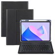 For Huawei MatePad 11 2023 / 2021 Square Button Bluetooth Keyboard Rotatable Holder Leather Case(Black) - Huawei Keyboard by PMC TechLife | Online Shopping South Africa | PMC TechLife