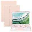 For Huawei MatePad Pro 11 2024 / 2022 Square Button Bluetooth Keyboard Rotatable Holder Leather Case with Touchpad(Rose Gold) - Huawei Keyboard by PMC TechLife | Online Shopping South Africa | PMC TechLife