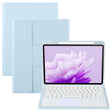 For Huawei MatePad Air 11.5 Square Button Bluetooth Keyboard Rotatable Holder Leather Case with Touchpad(Sky Blue) - Huawei Keyboard by PMC TechLife | Online Shopping South Africa | PMC TechLife