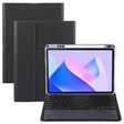 For Huawei MatePad 11 2023 / 2021 Square Button Bluetooth Keyboard Rotatable Holder Leather Case with Touchpad(Black) - Huawei Keyboard by PMC TechLife | Online Shopping South Africa | PMC TechLife