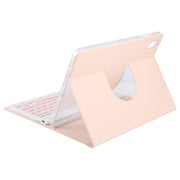 For Huawei MatePad Pro 11 2024 / 2022 Square Button Backlight Bluetooth Keyboard Rotatable Holder Leather Case(Rose Gold)