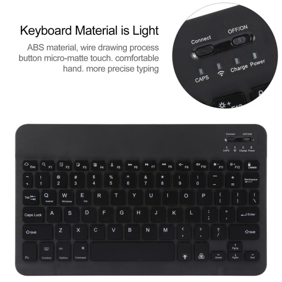 For Huawei MatePad Air 11.5 Square Button Backlight Bluetooth Keyboard Rotatable Holder Leather Case(Black)