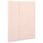 For Xiaomi Pad 6 Square Button Bluetooth Keyboard Rotatable Holder Leather Case with Touchpad(Rose Gold)