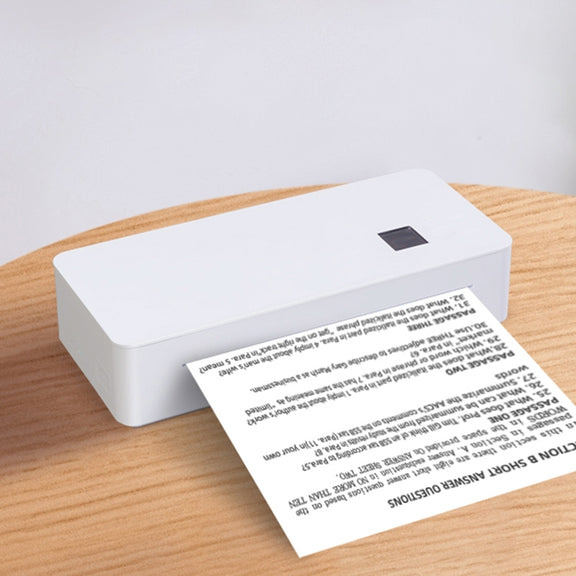 A4LE Portable Bluetooth HD Thermal Printer for Home Office Study(AU Plug)