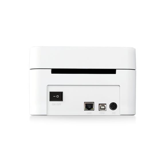 ZJ-9250 100x150mm USB Thermal Label Printer, Plug:EU Plug(White)