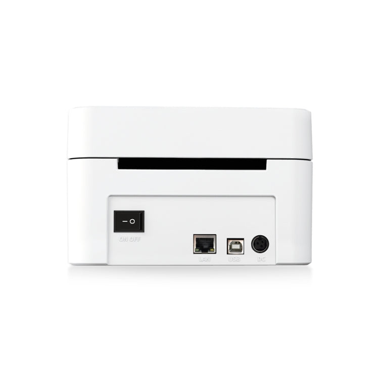 ZJ-9250 100x150mm USB Thermal Label Printer, Plug:UK Plug(White)