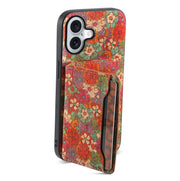 For iPhone 16 Card Slot Holder Phone Case(Summer Red)
