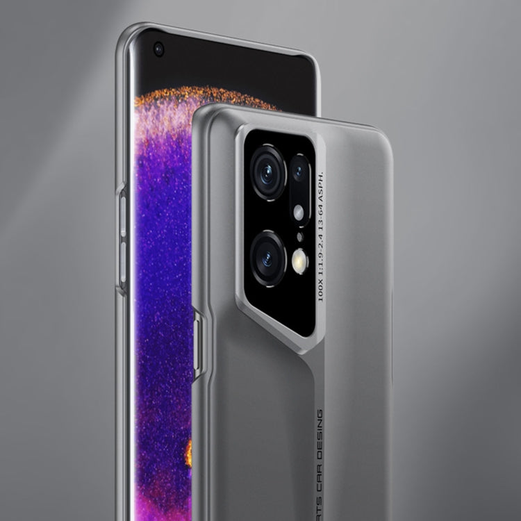 For OPPO Find X5 GKK Blade Ultra-thin Full Coverage Phone Case(Black)