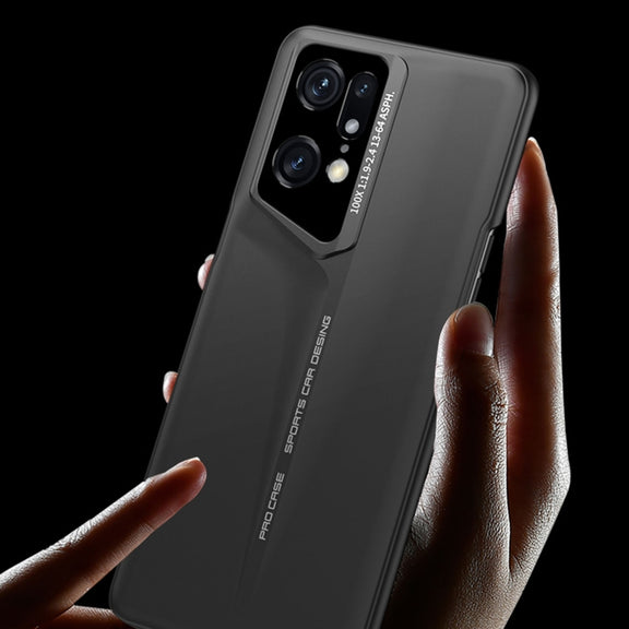 For OPPO Find X5 Pro GKK Blade Ultra-thin Full Coverage Phone Case(Grey)