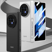 For vivo X Fold3 GKK Integrated Magnetic Folding Hinge All-inclusive Phone Case(Silver)