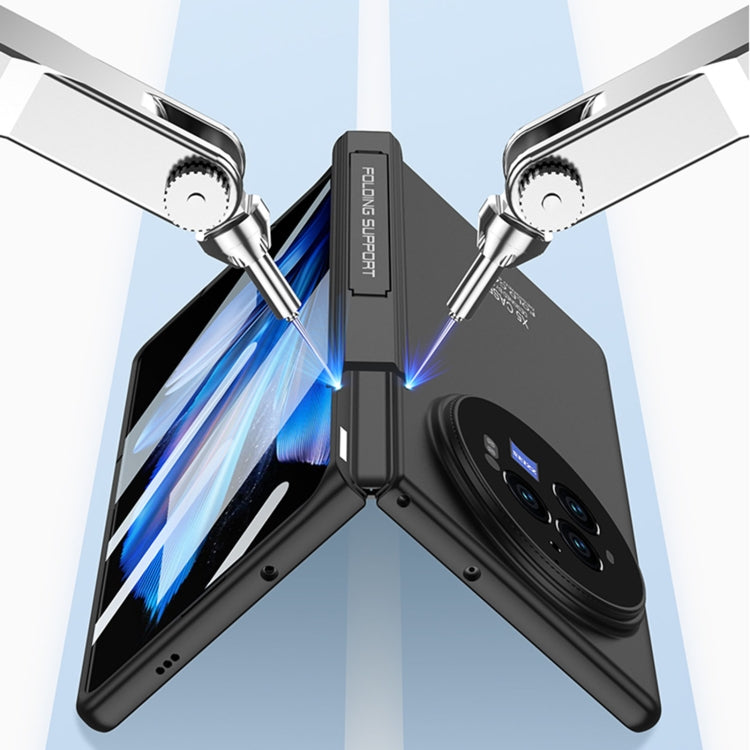 For vivo X Fold3 GKK Integrated Magnetic Folding Hinge All-inclusive Phone Case(Silver)