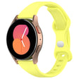 20mm Slim Reverse Buckle Silicone Watch Band(Bright Yellow) - 20mm Bands by PMC TechLife | Online Shopping South Africa | PMC TechLife