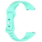 20mm Slim Reverse Buckle Silicone Watch Band(Teal)