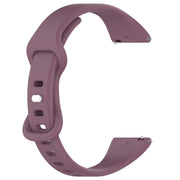 20mm Slim Reverse Buckle Silicone Watch Band(Purple)