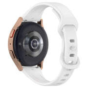 22mm Slim Reverse Buckle Silicone Watch Band(White)