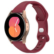 22mm Slim Reverse Buckle Silicone Watch Band(Wine Red) - 22mm Bands by PMC TechLife | Online Shopping South Africa | PMC TechLife