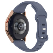 22mm Slim Reverse Buckle Silicone Watch Band(Blue Grey)