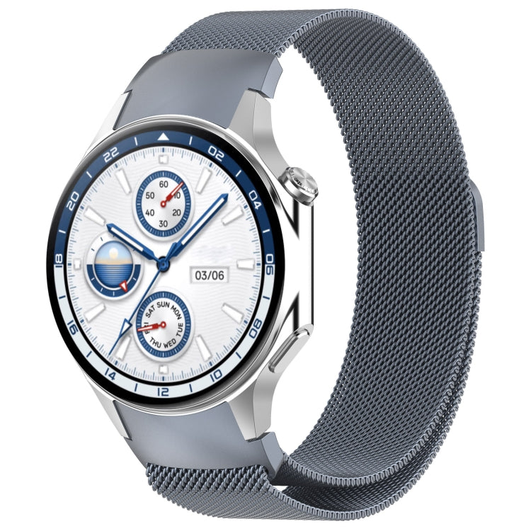 For OPPO Watch X2 / OnePlus Watch 3 Milan Magnetic Steel Mesh Watch Band(Space Grey)