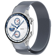 For OPPO Watch X2 / OnePlus Watch 3 Milan Magnetic Steel Mesh Watch Band(Space Grey)