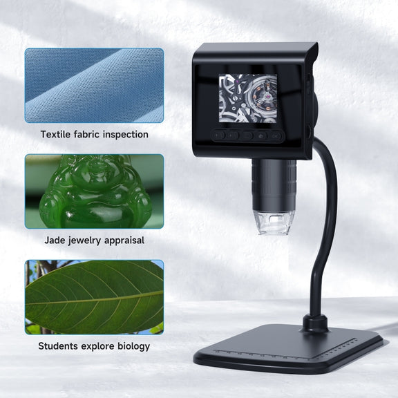P190 1000X Desktop HD Digital Microscope with 2.4 inch Screen