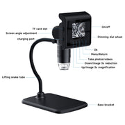 P190 1000X Desktop HD Digital Microscope with 2.4 inch Screen