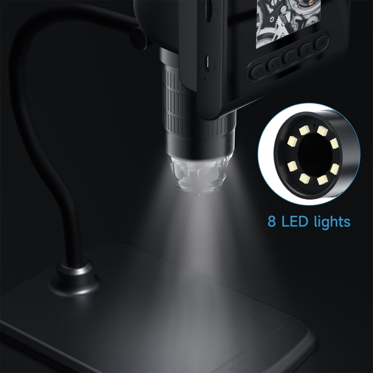 P190 1000X Desktop HD Digital Microscope with 2.4 inch Screen