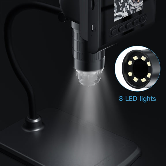 P190 1000X Desktop HD Digital Microscope with 2.4 inch Screen