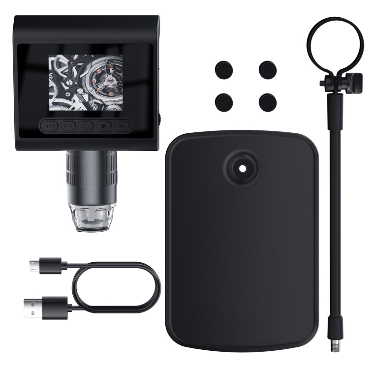 P190 1000X Desktop HD Digital Microscope with 2.4 inch Screen