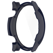For Xiaomi Haylou RT3 / Solar Plus LS16 PC + Tempered Film Integrated Watch Protective Case(Ink Blue)
