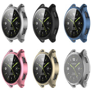 For Xiaomi Watch 2 Full Coverage TPU Electroplated Watch Protective Case(Light Gold)