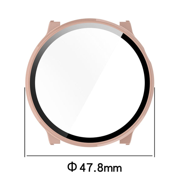 For Xiaomi Mibro Watch Lite 2 PC + Tempered Film Integrated Watch Protective Case(Transparent)