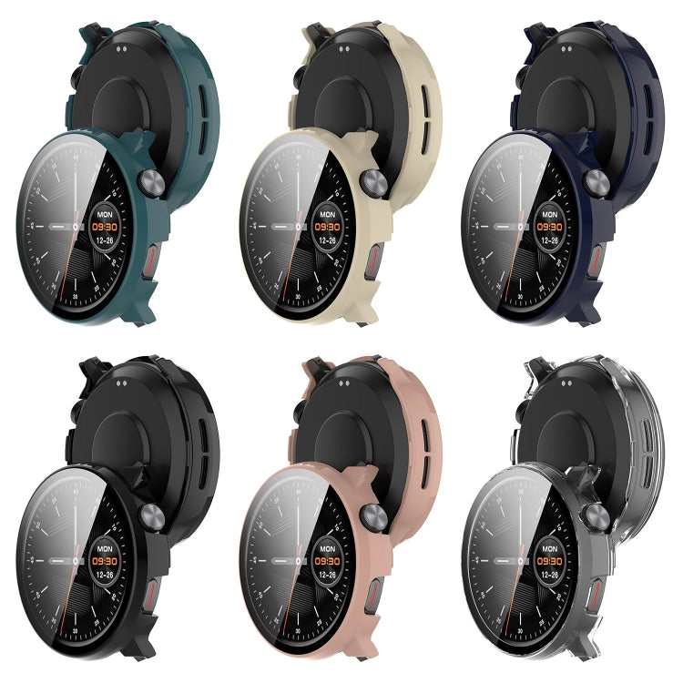 For Xiaomi Mibro Watch Lite 2 PC + Tempered Film Integrated Watch Protective Case(Transparent)