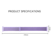 For Honor Band 9 Woven Nylon Loop Watch Band(Black)