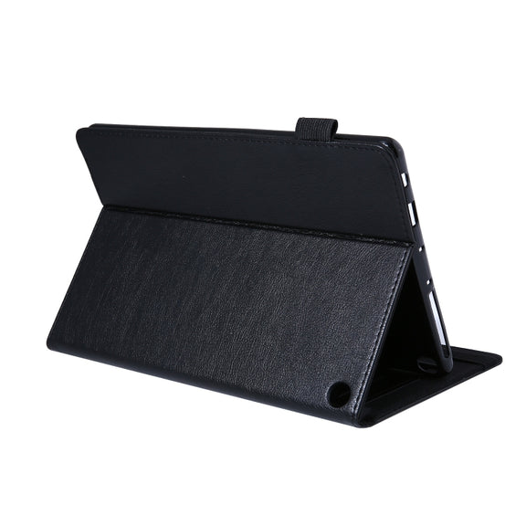 For Amazon Kindle Fire HD10 2021/2023 Extraordinary Series Smart Leather Tablet Case(Black)