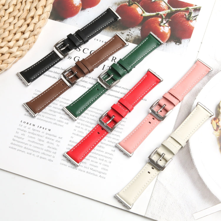 For Honor Band 9 Genuine Leather Watch Band(Brown)