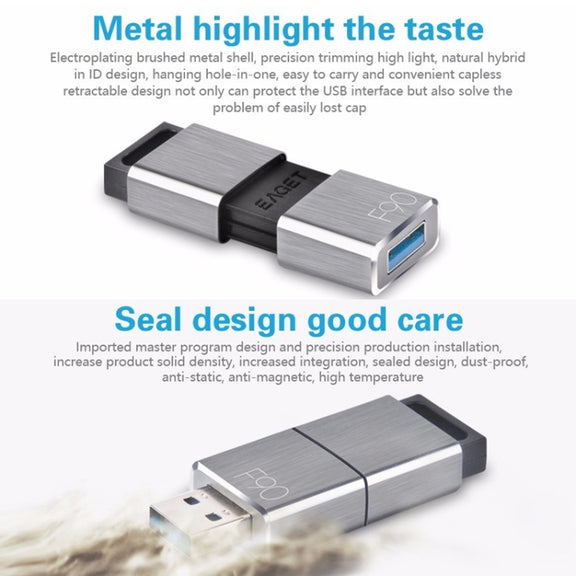 EAGET F90 32G USB 3.0 Interface Metal Flash U Disk