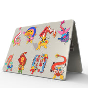 For MacBook Pro 14.2 A2992/A2918/A2779/A2442 UV Printed Pattern Laptop Frosted Protective Case(DDC-1677)