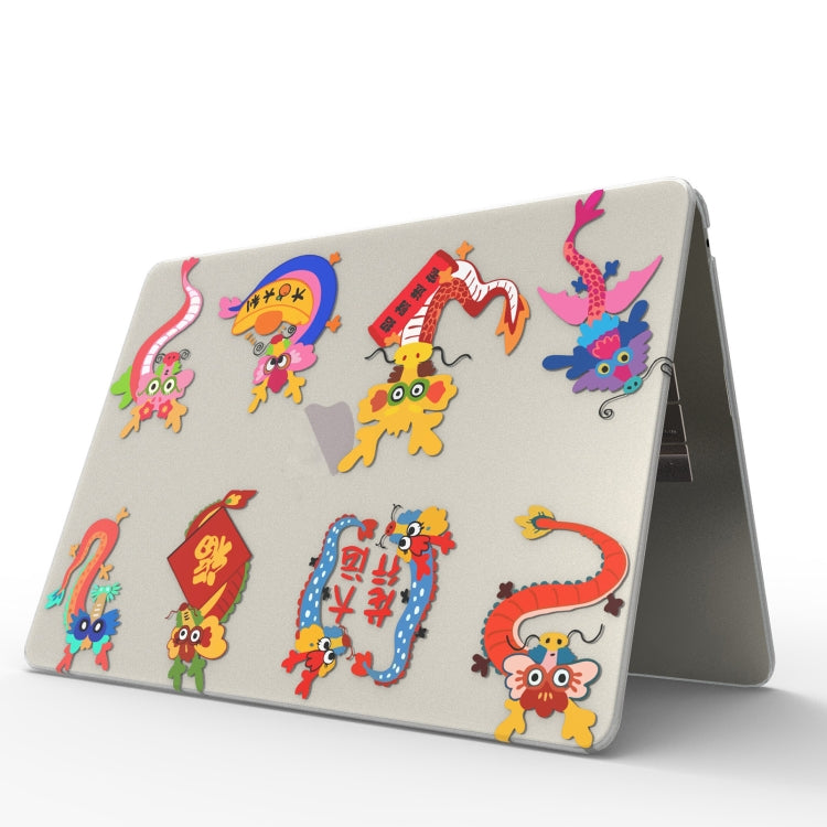 For MacBook Pro 16 A2141 UV Printed Pattern Laptop Frosted Protective Case(DDC-1677)