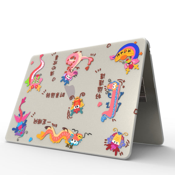For MacBook Pro 15.4 A1707 / A1990 UV Printed Pattern Laptop Frosted Protective Case(DDC-1683)